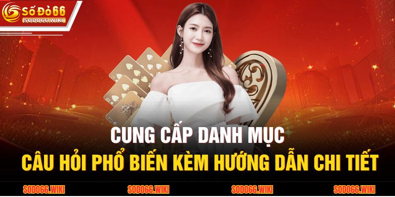 Cung cấp danh mục câu hỏi phổ biến kèm hướng dẫn chi tiết